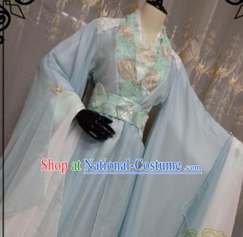 Chinese Ancient Palace Lady Hanfu Han Dynasty Imperial Concubine Queen Embroidered Historical Costumes for Women