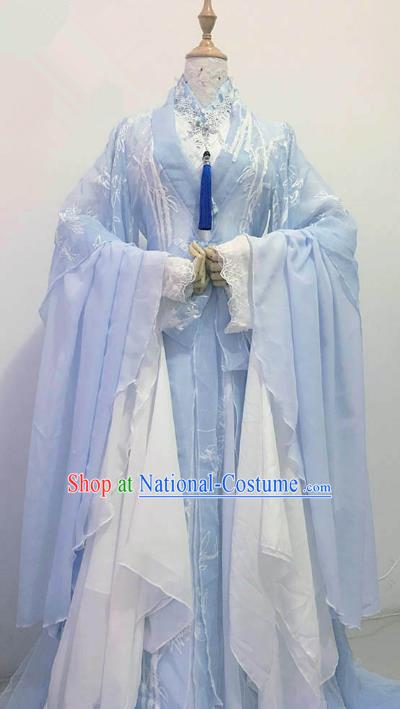 Chinese Ancient Costume Cosplay Princess Clothing Song Dynasty Palace Lady Hanfu Dress for Women