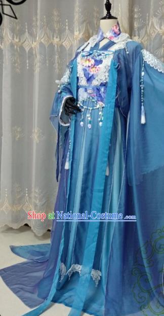 Chinese Ancient Palace Lady Hanfu Han Dynasty Imperial Concubine Queen Embroidered Historical Costumes for Women