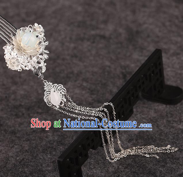 Chinese Traditional Handmade Hair Accessories Ancient Tassel Hairpins Hanfu Hair Clip for Women