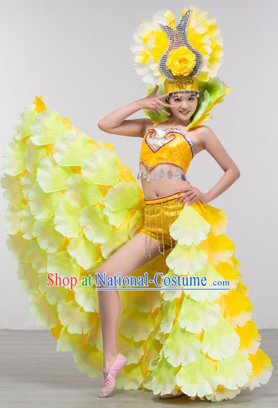 Traditional Chinese Fan Dance Folk Dance Costume Classical Yangko Dance Modern Dance Dress Halloween Clothing