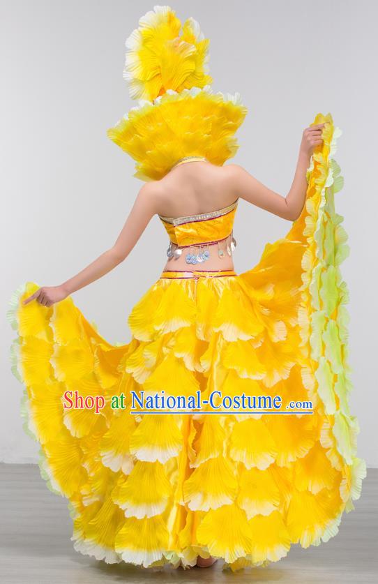 Traditional Chinese Fan Dance Folk Dance Costume Classical Yangko Dance Modern Dance Dress Halloween Clothing