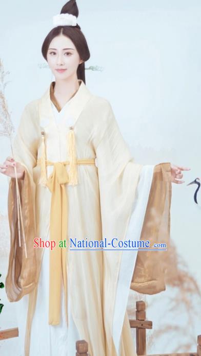 Traditional Chinese Ancient Imperial Concubine Hanfu Dress Jin Dynasty Princess Embroidered Costume for Women