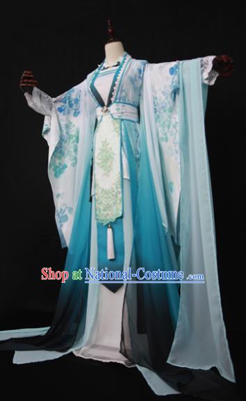 Chinese Ancient Palace Lady Hanfu Han Dynasty Imperial Concubine Queen Embroidered Historical Costumes for Women