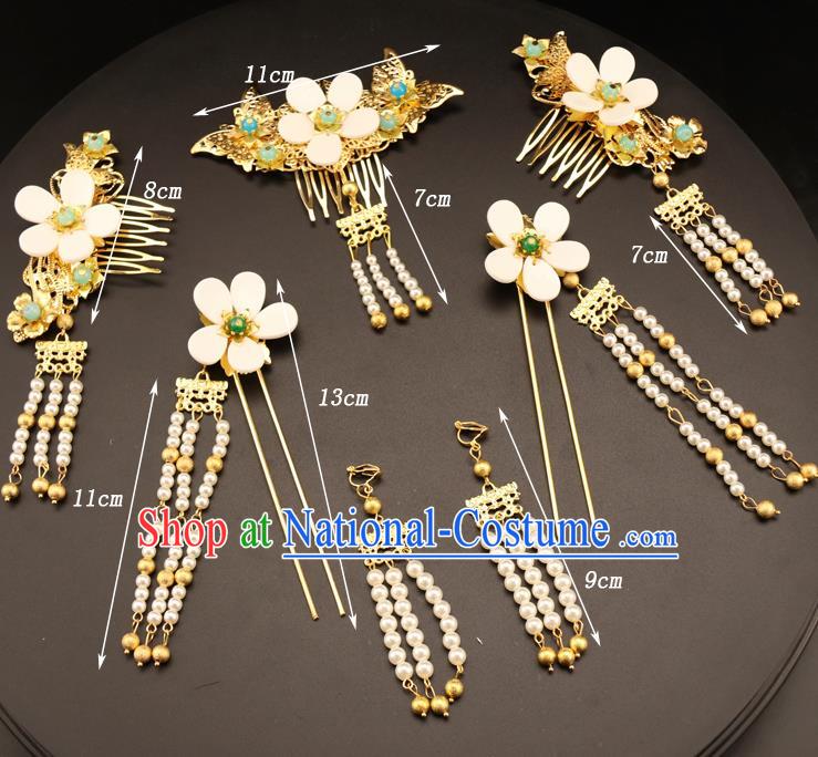 Chinese Ancient Style Hair Jewelry Accessories Cosplay Hairpins Headwear Headdress for Women