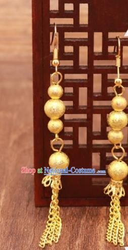 Traditional Chinese Jewelry Accessories Eardrop Ancient Hanfu Tassel Earrings for Women