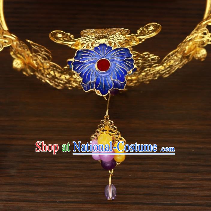 Chinese Ancient Style Hair Jewelry Accessories Cosplay Hairpins Headwear Headdress for Women