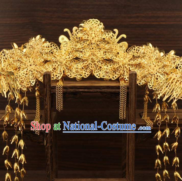 Chinese Ancient Style Hair Jewelry Accessories Cosplay Hairpins Headwear Headdress for Women