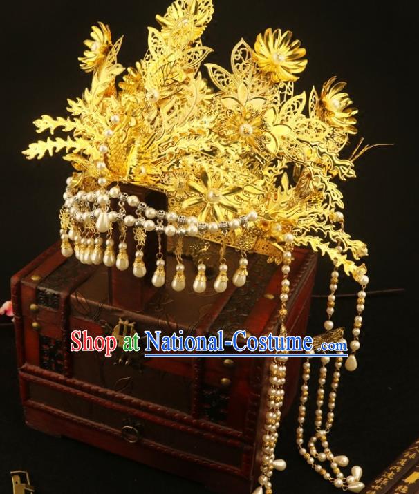 Chinese Ancient Style Hair Jewelry Accessories Cosplay Hairpins Headwear Headdress for Women