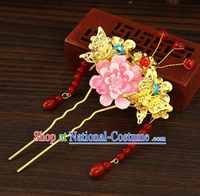 Chinese Ancient Style Hair Jewelry Accessories Cosplay Hairpins Headwear Headdress for Women