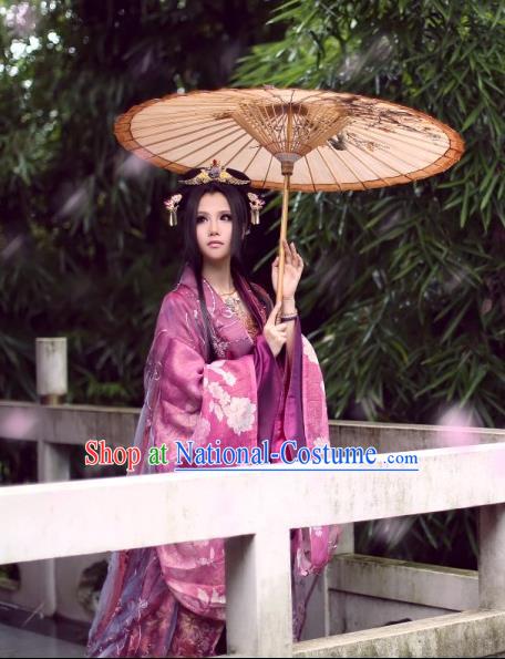 Chinese Ancient Palace Lady Hanfu Han Dynasty Imperial Concubine Queen Embroidered Historical Costumes for Women