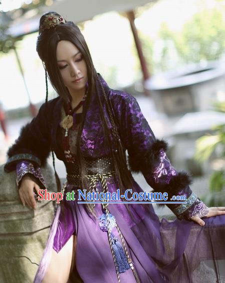 Chinese Ancient Palace Lady Hanfu Han Dynasty Imperial Concubine Queen Embroidered Historical Costumes for Women