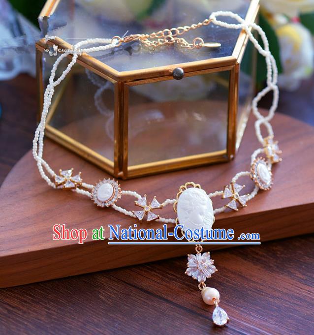 Chinese Handmade Jewelry Accessories Ancient Hanfu Necklace for Women