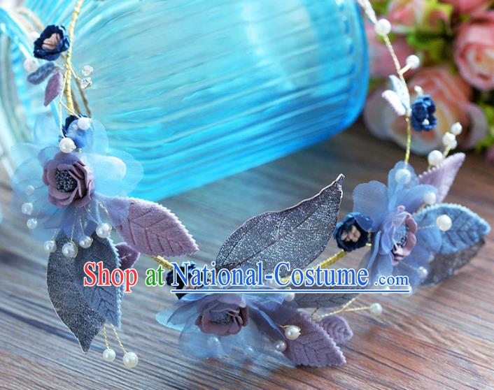 Top Grade Handmade Baroque Hair Clasp Bride Headwear for Women