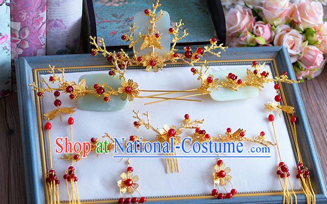 Chinese Ancient Hair Jewelry Accessories Hairpins Headwear Headdress Royal Crown for Women