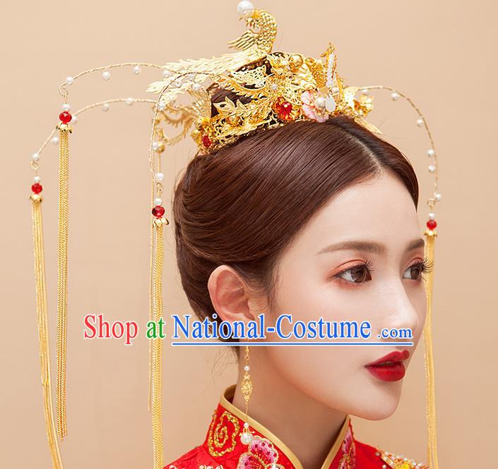 Chinese Ancient Hair Jewelry Accessories Hairpins Headwear Headdress Royal Crown for Women