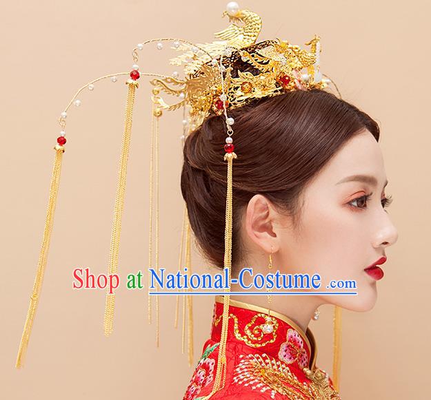 Chinese Ancient Hair Jewelry Accessories Hairpins Headwear Headdress Royal Crown for Women