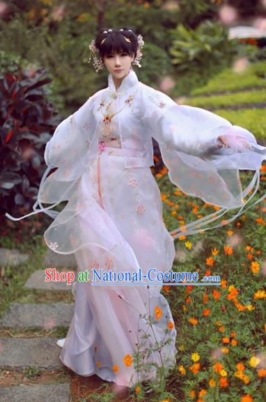 Ancient Chinese Princess Clothing Song Dynasty Palace Lady Embroidered Costumes for Women