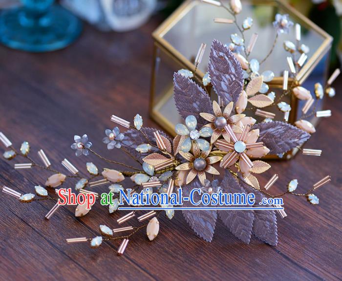 Top Grade Handmade Wedding Hair Accessories Bride Hair Stick for Women