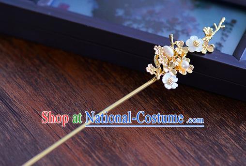 Ancient Chinese Handmade Hair Accessories Xiuhe Suit Hairpins Pearls Hair Clip for Women