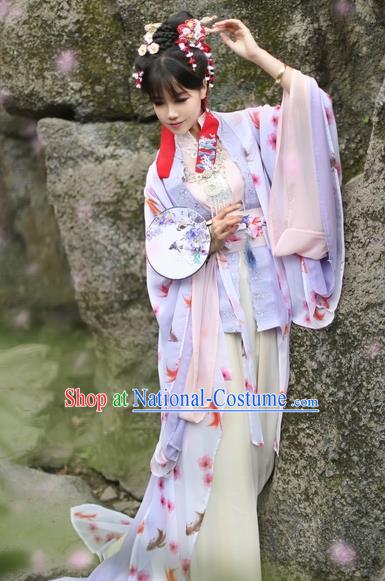 Chinese Ancient Costume Nobility Lady Hanfu Dress Song Dynasty Princess Costume for Women