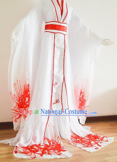 Chinese Ancient Swordsman Hanfu Han Dynasty Imperial Concubine Queen Embroidered Historical Costumes