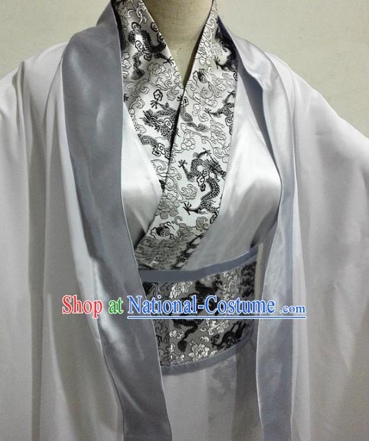 Chinese Ancient Swordsman Hanfu Han Dynasty Imperial Concubine Queen Embroidered Historical Costumes