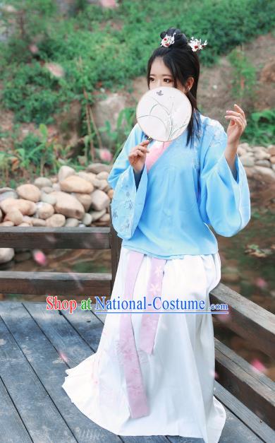 Chinese Traditional Ming Dynasty Nobility Lady Hanfu Dress Ancient Princess Costume for Women