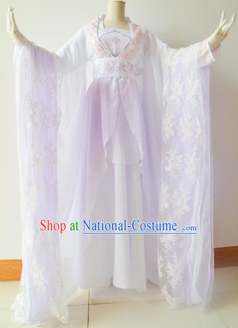 Chinese Traditional Tang Dynasty Princess Hanfu Dress Ancient Palace Lady Embroidered Costume for Women