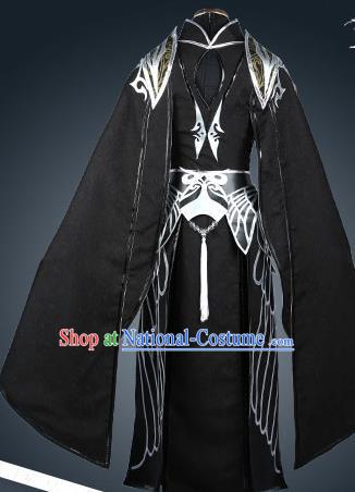 Chinese Ancient Swordsman Hanfu Han Dynasty Imperial Concubine Queen Embroidered Historical Costumes