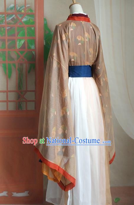 Chinese Ancient Palace Lady Hanfu Han Dynasty Imperial Concubine Queen Embroidered Historical Costumes