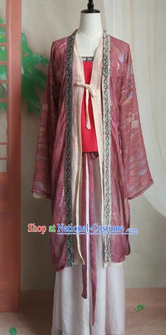 Chinese Traditional Ancient Song Dynasty Young Lady Swordswoman Costumes for Women