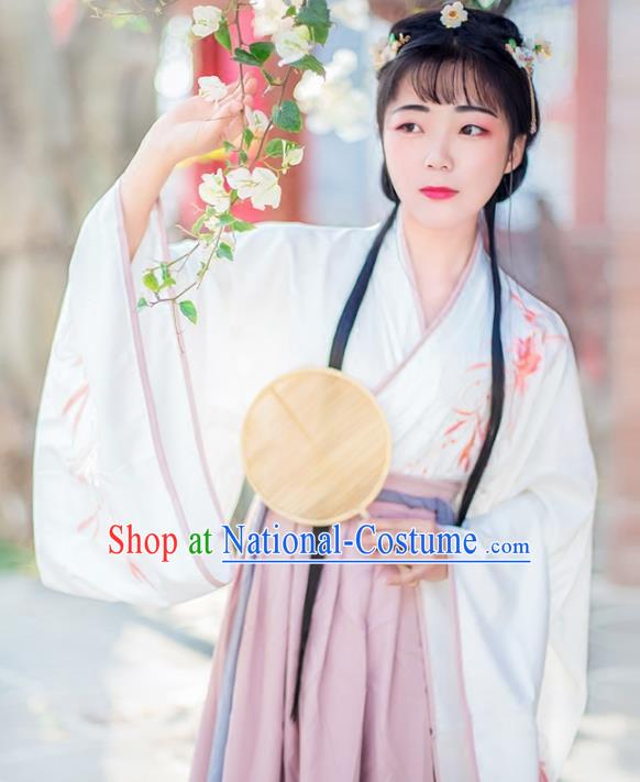 Chinese Traditional Ancient Han Dynasty Nobility Lady Princess Costumes for Women