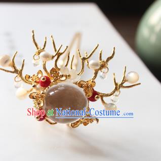 Chinese Ancient Hair Jewelry Accessories Hairpins Headwear Headdress Royal Crown for Women