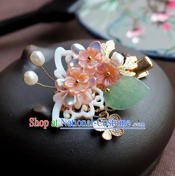 Chinese Ancient Handmade Classical Shell Hair Claw Hair Accessories Hanfu Hairpins for Women