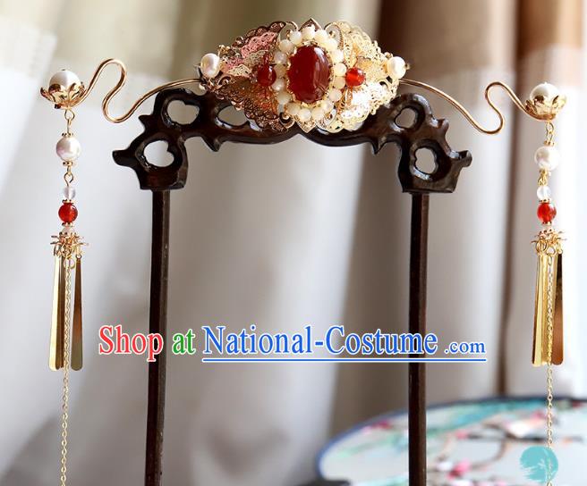 Chinese Ancient Handmade Classical Phoenix Coronet Hair Accessories Hanfu Hairpins for Women