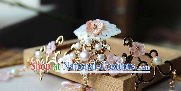 Chinese Ancient Hair Jewelry Accessories Hairpins Headwear Headdress Royal Crown for Women