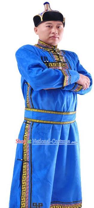 Traditional Chinese Mongol Nationality Dancing Costume Mongols Female Folk Dance Headwear Mongolian Minority Embroidery Costume