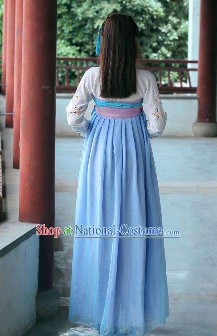 Chinese Ancient Palace Lady Hanfu Han Dynasty Imperial Concubine Queen Embroidered Historical Costumes