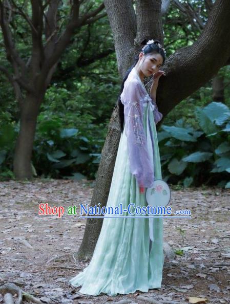 Chinese Ancient Palace Lady Hanfu Han Dynasty Imperial Concubine Queen Embroidered Historical Costumes