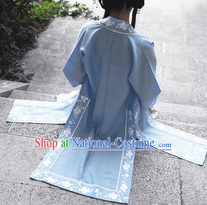 Chinese Ancient Palace Lady Hanfu Han Dynasty Imperial Concubine Queen Embroidered Historical Costumes