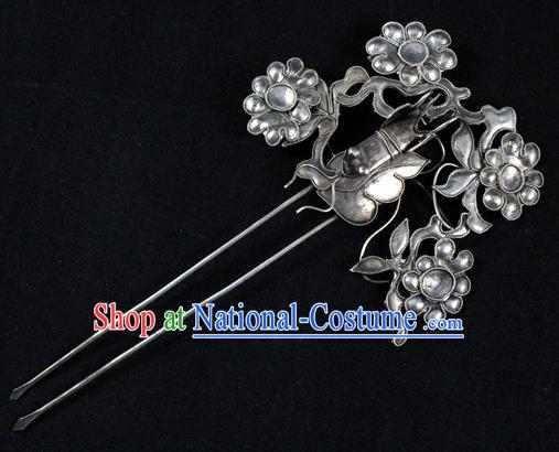 Chinese Traditional Miao Nationality Hair Clip Hair Accessories Hairpins Headwear for Women