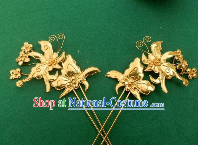 Chinese Traditional Miao Nationality Hair Clip Hair Accessories Hairpins Headwear for Women