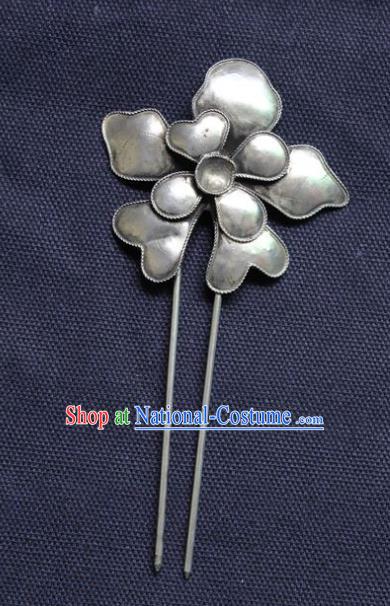 Traditional Chinese Miao Nationality Hanfu Flower Hairpins Hair Accessories for Women