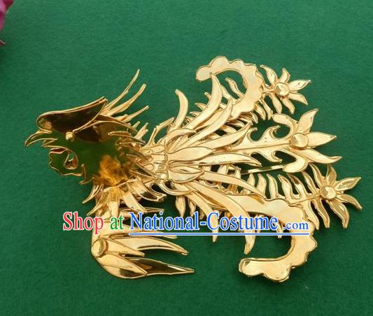 Traditional Chinese Miao Nationality Phoenix Hair Stick Hairpins Hair Accessories for Women