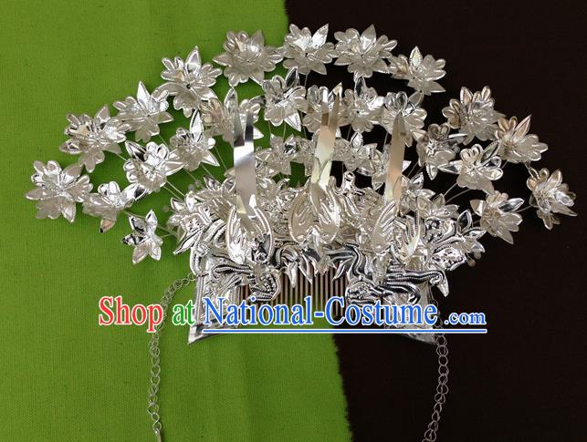 Traditional Chinese Miao Nationality Wedding Hair Comb Hairpins Hair Accessories for Women