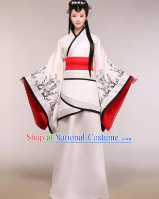 Traditional Chinese Han Dynasty Imperial Concubine Costume Ancient Princess Hanfu Dress for Women