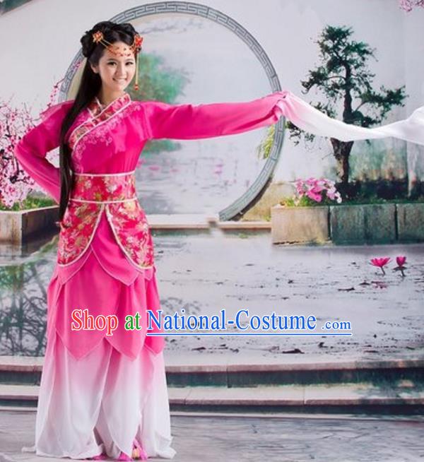 Traditional Chinese Ancient Dance Costume Tang Dynasty Palace Lady Hanfu Dress for Women