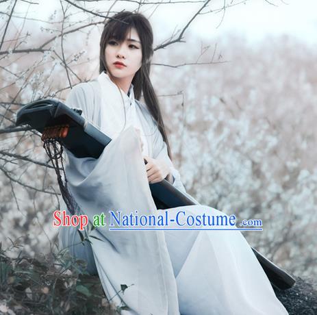 Chinese Ancient Palace Lady Hanfu Han Dynasty Imperial Concubine Queen Embroidered Historical Costumes for Women