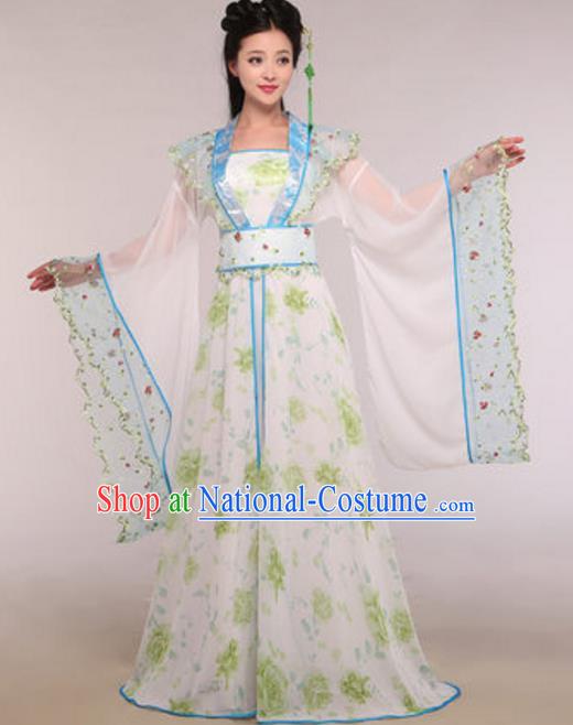 Traditional Chinese Ancient Fairy Dance Costume Tang Dynasty Imperial Concubine Hanfu Dress for Women